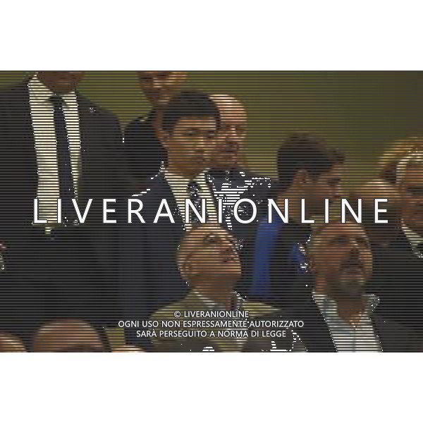 Steven Zhang presidente Inter in tribuna Inter vs Bayern Monaco Milano 07-09-2022 Stadio Giuseppe Meazza - San Siro UEFA Champions League fase a gironi gruppo C - 1a giornata foto Roberto Garavaglia/ag. Aldo Liverani sas /AGENZIA ALDO LIVERANI SAS