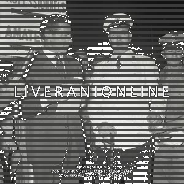 1955 ROMA -CAMPIONATI DEL MONDO DI CICLISMO NELLA FOTO FAUSTO COPPI AG ALDO LIVERANI