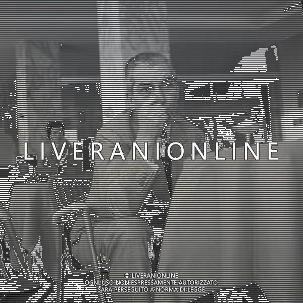 Lucky Luciano, all\'anagrafe Charles Luciano, nato Salvatore Lucania, è stato un mafioso italiano naturalizzato statunitense, legato alla cosiddetta "Cosa nostra statunitense" nella foto lucky luciano in italia foto sandro vespasiani-ag aldo liverani sas