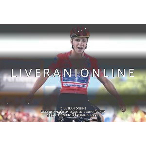 08-09-2022 Vuelta A Espana; Tappa 18 Trujillo - Alto De Piornal; 2022, Quick Step - Alpha Vinyl; Evenepoel, Remco; Alto De Piornal; ©SIROTTI/AGENZIA ALDO LIVERANI SAS