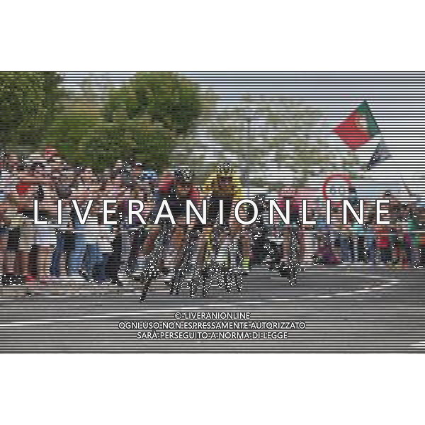 08-09-2022 Vuelta A Espana; Tappa 18 Trujillo - Alto De Piornal; 2022, Ineos - Grenadiers; 2022, Jumbo - Visma; Carapaz Antonio, Richard Antonio; Gesink, Robert; Alto De Piornal; ©SIROTTI/AGENZIA ALDO LIVERANI SAS