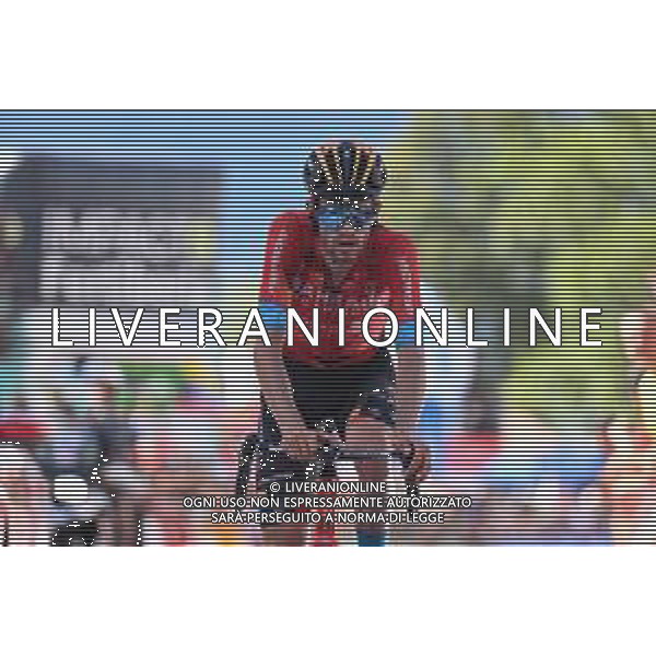 08-09-2022 Vuelta A Espana; Tappa 18 Trujillo - Alto De Piornal; 2022, Bahrain - Victorious; Mader, Gino; Alto De Piornal; ©SIROTTI/AGENZIA ALDO LIVERANI SAS