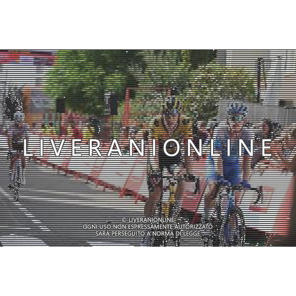 08-09-2022 Vuelta A Espana; Tappa 18 Trujillo - Alto De Piornal; 2022, Jumbo - Visma; 2022, Bikeexchange - Jayco; Dennis, Rohan; Craddock, Lawson; Alto De Piornal; ©SIROTTI/AGENZIA ALDO LIVERANI SAS