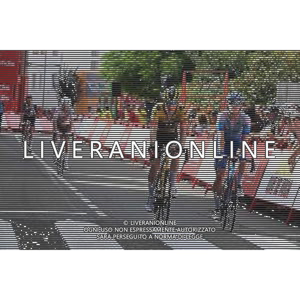08-09-2022 Vuelta A Espana; Tappa 18 Trujillo - Alto De Piornal; 2022, Jumbo - Visma; 2022, Bikeexchange - Jayco; Dennis, Rohan; Craddock, Lawson; Alto De Piornal; ©SIROTTI/AGENZIA ALDO LIVERANI SAS