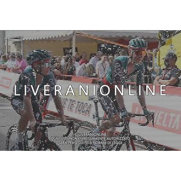 08-09-2022 Vuelta A Espana; Tappa 18 Trujillo - Alto De Piornal; 2022, Bora - Hansgrohe; Fabbro, Matteo; Kelderman, Wilko; Alto De Piornal; ©SIROTTI/AGENZIA ALDO LIVERANI SAS