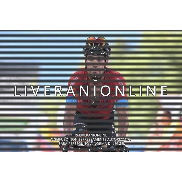 08-09-2022 Vuelta A Espana; Tappa 18 Trujillo - Alto De Piornal; 2022, Bahrain - Victorious; Landa Meana, Mikel; Alto De Piornal; ©SIROTTI/AGENZIA ALDO LIVERANI SAS