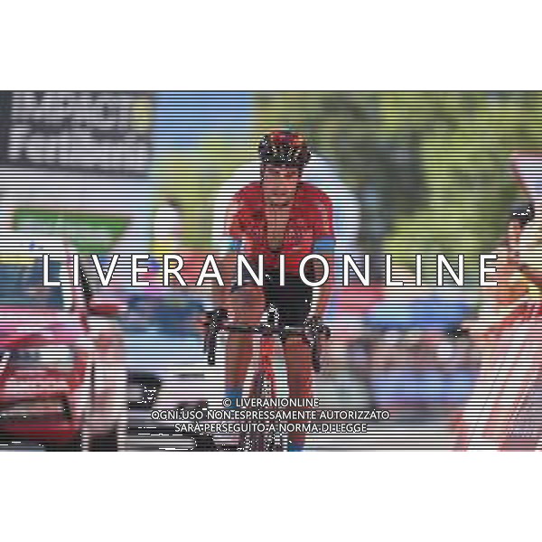 08-09-2022 Vuelta A Espana; Tappa 18 Trujillo - Alto De Piornal; 2022, Bahrain - Victorious; Landa Meana, Mikel; Alto De Piornal; ©SIROTTI/AGENZIA ALDO LIVERANI SAS