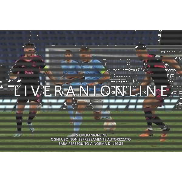 Lazio vs Feyenoord Europa League - 1 Giornata Stadio Olimpico - Roma 08-09-2022 nella foto Ciro Immobile in azione tra Hancko e Kocku ©Federico Gaetano/AGENZIA ALDO LIVERANI SAS
