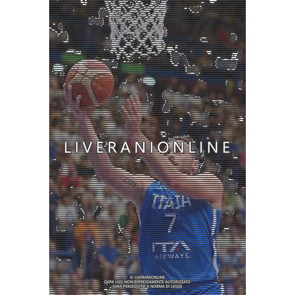 © TVRG Stefano Tonut (Italia) Gran Bretagna vs Italia Assago (MI) 08-09-2022 Forum di Assago FIBA EuroBasket 2022 Milano - gameday 5 foto Roberto Garavaglia/ag. Aldo Liverani sas/AGENZIA ALDO LIVERANI SAS