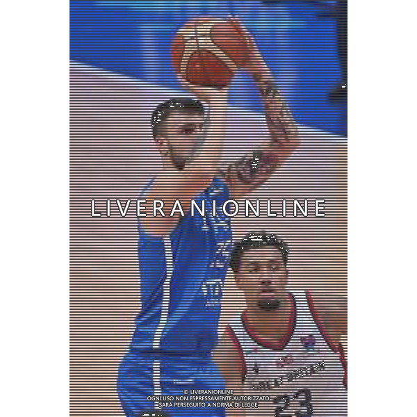 © TVRG Tommaso Baldasso (Italia) Gran Bretagna vs Italia Assago (MI) 08-09-2022 Forum di Assago FIBA EuroBasket 2022 Milano - gameday 5 foto Roberto Garavaglia/ag. Aldo Liverani sas/AGENZIA ALDO LIVERANI SAS