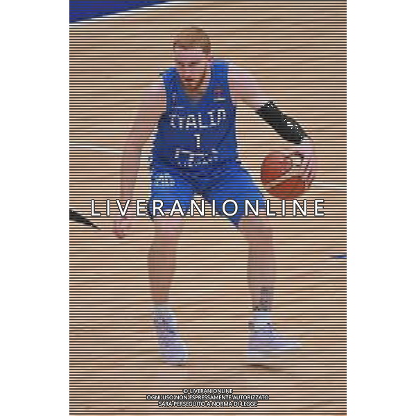 © TVRG Nico Mannion (Italia) Gran Bretagna vs Italia Assago (MI) 08-09-2022 Forum di Assago FIBA EuroBasket 2022 Milano - gameday 5 foto Roberto Garavaglia/ag. Aldo Liverani sas/AGENZIA ALDO LIVERANI SAS