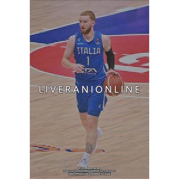 © TVRG Nico Mannion (Italia) Gran Bretagna vs Italia Assago (MI) 08-09-2022 Forum di Assago FIBA EuroBasket 2022 Milano - gameday 5 foto Roberto Garavaglia/ag. Aldo Liverani sas/AGENZIA ALDO LIVERANI SAS