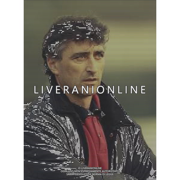 22-02-1998 ALZANO LOMBARDO-CAMPIONATO DI CALCIO SERIE C1-ALZANO VIRESCIT-CESENA 1-2 NELLA FOTO CLAUDIO FOSCARINI ALLENATORE ALZANO VIRESCIT AG ALDO LIVERANI SAS