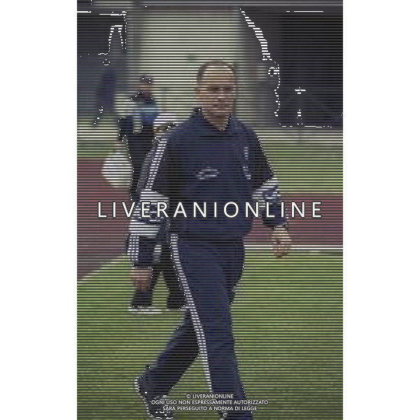 22-02-1998 ALZANO LOMBARDO-CAMPIONATO DI CALCIO SERIE C1-ALZANO VIRESCIT-CESENA 1-2 NELLA FOTO CORRADO BENEDETTI ALLENATORE CESENA CALCIO AG ALDO LIVERANI SAS