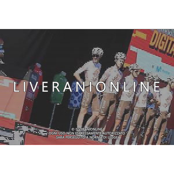 10-09-2022 Vuelta A Espana; Tappa 20 Moralzarzal - Puerto De Navacerrada; 2022, Ag2r - Citroen; O\'connor, Ben; Jungels, Bob; Moralzarzal; ©SIROTTI/AGENZIA ALDO LIVERANI SAS