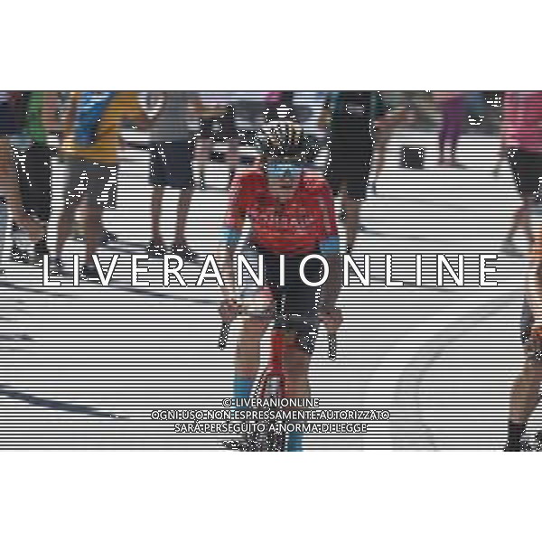 10-09-2022 Vuelta A Espana; Tappa 20 Moralzarzal - Puerto De Navacerrada; 2022, Bahrain - Victorious; Mader, Gino; Puerto De Navacerrada; ©SIROTTI/AGENZIA ALDO LIVERANI SAS