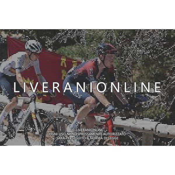 10-09-2022 Vuelta A Espana; Tappa 20 Moralzarzal - Puerto De Navacerrada; 2022, Ineos - Grenadiers; Geoghegan, Hart Tao; Puerto De Navacerrada; ©SIROTTI/AGENZIA ALDO LIVERANI SAS