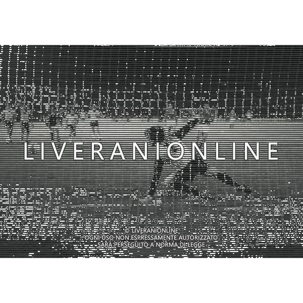 09-04-1986 PISA SEMIFINALE DI ANDATA QUALIFICAZIONI EUROPEI ITALIA UNDER 21-INGHILTERRA 2-0 NELLA FOTO RIGORE GIANLUCA VIALLI AG ALDO LIVERANI SAS