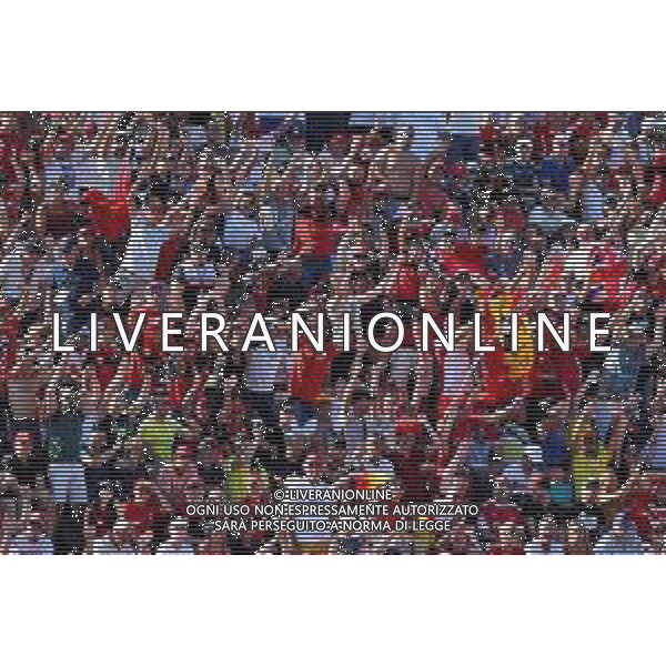 Circuit atmosphere - fans in the grandstand. 10.09.2022. Formula 1 World Championship, Rd 16, Italian Grand Prix, Monza, Italy, Qualifying Day. - www.xpbimages.com, EMail: requests@xpbimages.com © Copyright: Coates / XPB Images / AGENZIA ALDO LIVERANI SAS - ITALY ONLY EDITORIAL USE ONLY