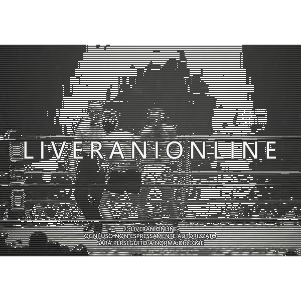 17-02-1974 INCONTRO DI BOXE BRUNO ARCARI-ANTONIO ORTIZ NELLA FOTO L\'INCONTRO DI BOXE TRA BRUNO ARCARI E ANTONIO ORTIZ AG ALDO LIVERANI SAS