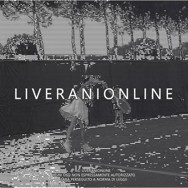 1950 ROMA FORO ITALICO TORNEO INTERNAZIONALE DI TENNIS NELLA FOTO IMMAGINI DEI PARTECIPANTI AG ALDO LIVERANI SAS