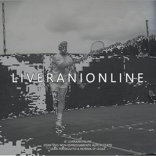 1950 ROMA FORO ITALICO TORNEO INTERNAZIONALE DI TENNIS NELLA FOTO IMMAGINI DEI PARTECIPANTI AG ALDO LIVERANI SAS