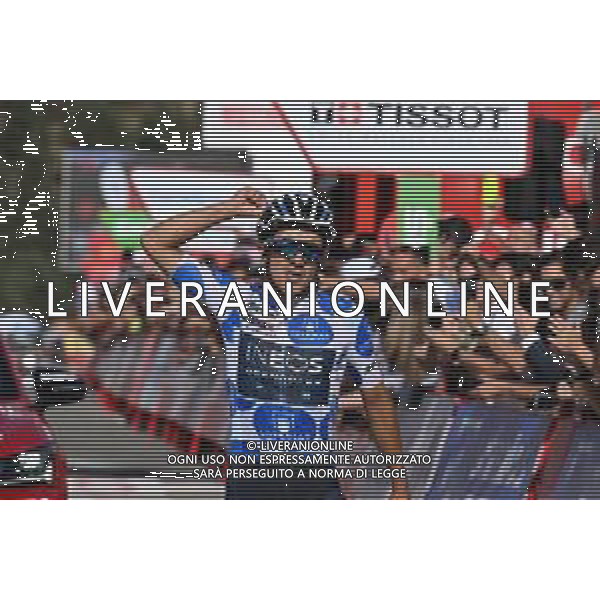 10-09-2022 Vuelta A Espana; Tappa 20 Moralzarzal - Puerto De Navacerrada; 2022, Ineos - Grenadiers; Carapaz Antonio, Richard Antonio; Puerto De Navacerrada; ©SIROTTI / AGENZIA ALDO LIVERANI SAS