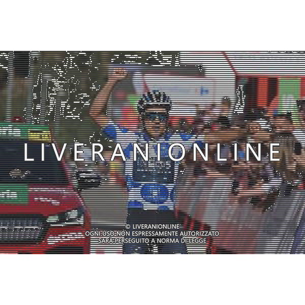 10-09-2022 Vuelta A Espana; Tappa 20 Moralzarzal - Puerto De Navacerrada; 2022, Ineos - Grenadiers; Carapaz Antonio, Richard Antonio; Puerto De Navacerrada; ©SIROTTI / AGENZIA ALDO LIVERANI SAS