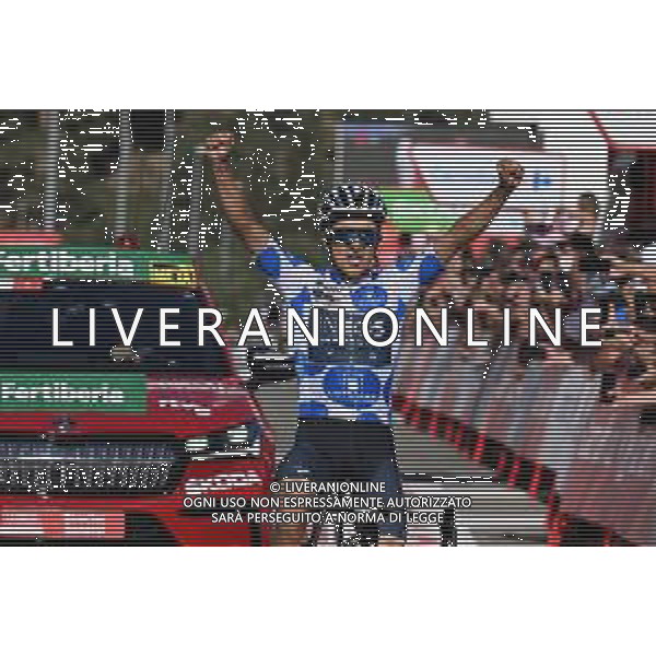 10-09-2022 Vuelta A Espana; Tappa 20 Moralzarzal - Puerto De Navacerrada; 2022, Ineos - Grenadiers; Carapaz Antonio, Richard Antonio; Puerto De Navacerrada; ©SIROTTI / AGENZIA ALDO LIVERANI SAS