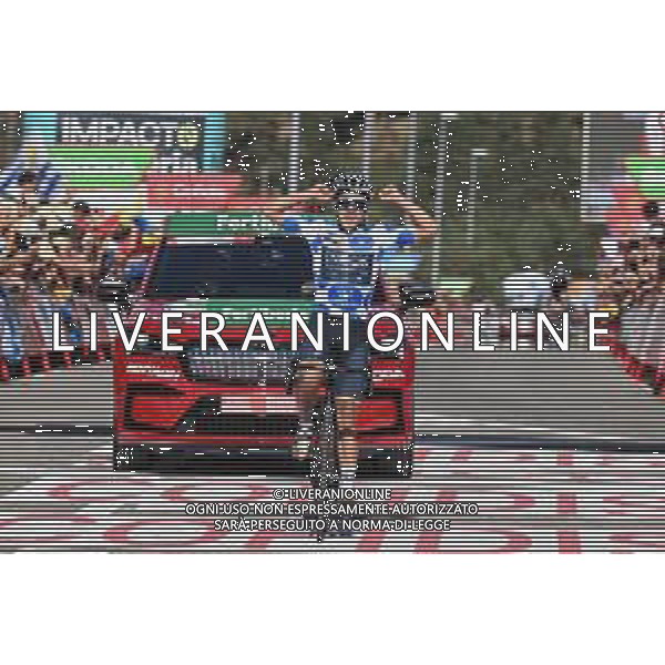 10-09-2022 Vuelta A Espana; Tappa 20 Moralzarzal - Puerto De Navacerrada; 2022, Ineos - Grenadiers; Carapaz Antonio, Richard Antonio; Puerto De Navacerrada; ©SIROTTI / AGENZIA ALDO LIVERANI SAS