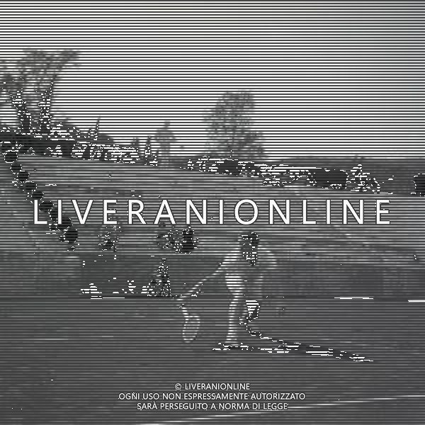 1950 ROMA FORO ITALICO TORNEO INTERNAZIONALE DI TENNIS NELLA FOTO IMMAGINI DEI PARTECIPANTI AG ALDO LIVERANI SAS