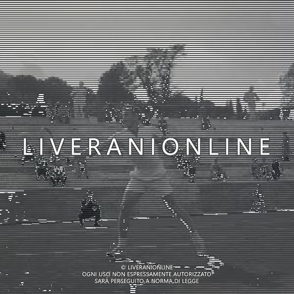 1950 ROMA FORO ITALICO TORNEO INTERNAZIONALE DI TENNIS NELLA FOTO IMMAGINI DEI PARTECIPANTI AG ALDO LIVERANI SAS