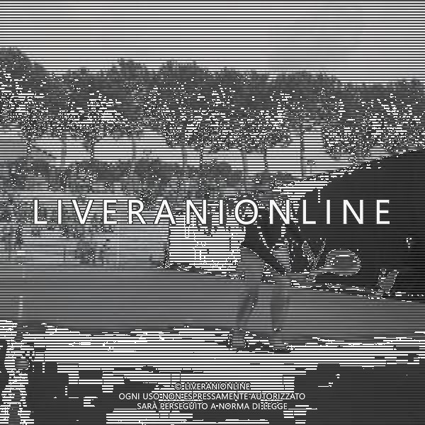 1950 ROMA FORO ITALICO TORNEO INTERNAZIONALE DI TENNIS NELLA FOTO IMMAGINI DEI PARTECIPANTI AG ALDO LIVERANI SAS