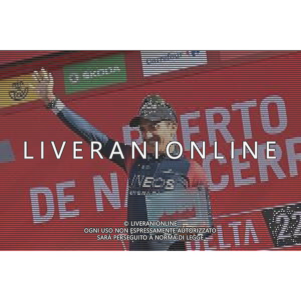 10-09-2022 Vuelta A Espana; Tappa 20 Moralzarzal - Puerto De Navacerrada; 2022, Ineos - Grenadiers; Carapaz Antonio, Richard Antonio; Puerto De Navacerrada; ©SIROTTI / AGENZIA ALDO LIVERANI SAS