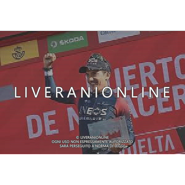 10-09-2022 Vuelta A Espana; Tappa 20 Moralzarzal - Puerto De Navacerrada; 2022, Ineos - Grenadiers; Carapaz Antonio, Richard Antonio; Puerto De Navacerrada; ©SIROTTI / AGENZIA ALDO LIVERANI SAS