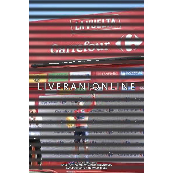 10-09-2022 Vuelta A Espana; Tappa 20 Moralzarzal - Puerto De Navacerrada; 2022, Quick Step - Alpha Vinyl; Evenepoel, Remco; Puerto De Navacerrada; ©SIROTTI / AGENZIA ALDO LIVERANI SAS