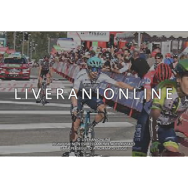 10-09-2022 Vuelta A Espana; Tappa 20 Moralzarzal - Puerto De Navacerrada; 2022, Astana - Qazaqstan; Lopez Moreno, Miguel Angel; Puerto De Navacerrada; ©SIROTTI / AGENZIA ALDO LIVERANI SAS