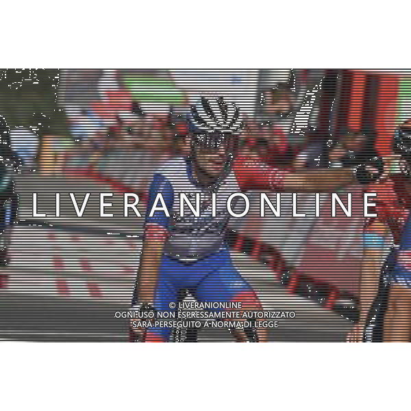 10-09-2022 Vuelta A Espana; Tappa 20 Moralzarzal - Puerto De Navacerrada; 2022, Groupama - Fdj; Reichenbach, Sebastien; Puerto De Navacerrada; ©SIROTTI / AGENZIA ALDO LIVERANI SAS
