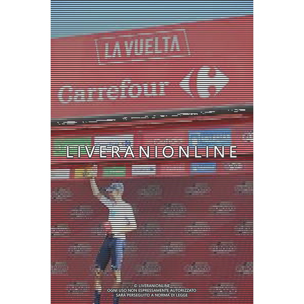 10-09-2022 Vuelta A Espana; Tappa 20 Moralzarzal - Puerto De Navacerrada; 2022, Movistar; Valverde, Alejandro; Puerto De Navacerrada; ©SIROTTI / AGENZIA ALDO LIVERANI SAS