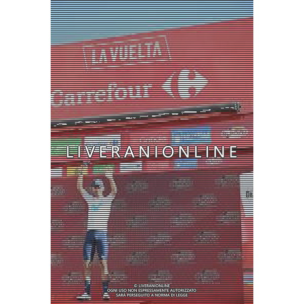 10-09-2022 Vuelta A Espana; Tappa 20 Moralzarzal - Puerto De Navacerrada; 2022, Movistar; Valverde, Alejandro; Puerto De Navacerrada; ©SIROTTI / AGENZIA ALDO LIVERANI SAS