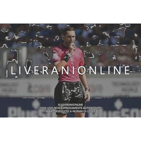 © TVRG l\'arbitro Andrea Colombo di Como Atalanta vs Cremonese Bergamo 11-09-2022 Gewiss Stadium - Stadio Atleti Azzurri d\'Italia Campionato Serie A TIM - 6a giornata foto Roberto Garavaglia/ag. Aldo Liverani sas/AGENZIA ALDO LIVERANI SAS