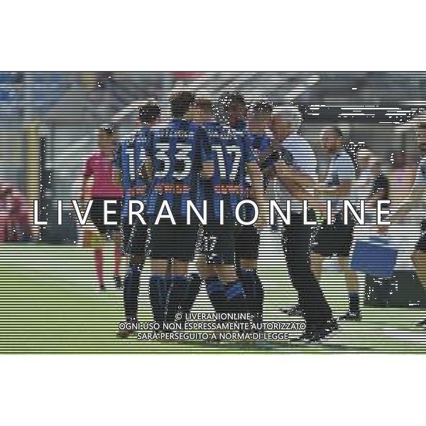 © TVRG esultanza Atalanta dopo il gol dell\'1 a 0 Atalanta vs Cremonese Bergamo 11-09-2022 Gewiss Stadium - Stadio Atleti Azzurri d\'Italia Campionato Serie A TIM - 6a giornata foto Roberto Garavaglia/ag. Aldo Liverani sas/AGENZIA ALDO LIVERANI SAS