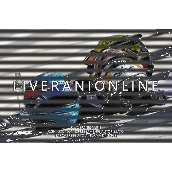 Helmets of Charles Leclerc (FRA), Scuderia Ferrari, George Russell (GBR), Mercedes AMG F1 and Max Verstappen (NLD), Red Bull Racing 11.09.2022. Formula 1 World Championship, Rd 16, Italian Grand Prix, Monza, Italy, Race Day. - www.xpbimages.com, EMail: requests@xpbimages.com © Copyright: Charniaux / XPB Images/AGENZIA ALDO LIVERANI SAS - ITALY ONLY EDITORIAL USE ONLY