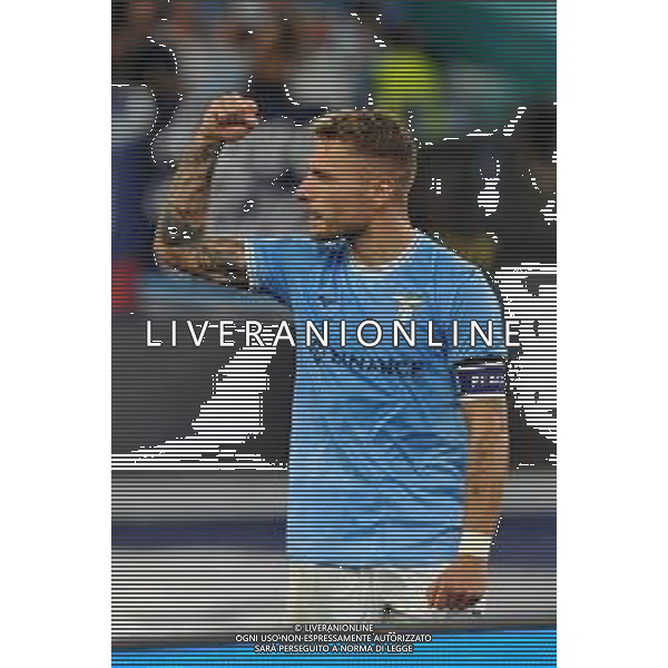 Lazio vs Hellas Verona Campionato Serie A TIM - 6 Giornata Stadio Olimpico - Roma 11-09-2022 nella foto Esultanza Ciro Immobile ©Federico Gaetano/AGENZIA ALDO LIVERANI SAS