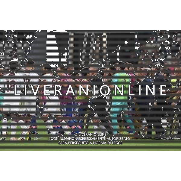 Torino 11.09.2022 Allianz Stadium © Manuela Viganti/Agenzia Aldo Liverani Juventus vs Salernitana Campionato Calcio Serie A TIM 2022/2023 6a giornata Nella foto: rissa in campo ©Viganti/AGENZIA ALDO LIVERANI SAS