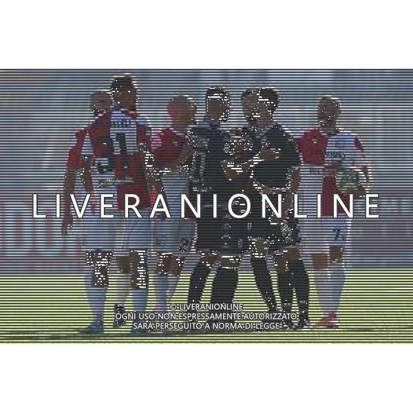 Rimini - Cesena campionato di calcio Serie C girone B 2022-2023 - 11/09/2020 nella foto: momento di tensione tra i giocatori ©Claudio Zamagni/Agenzia Aldo Liverani