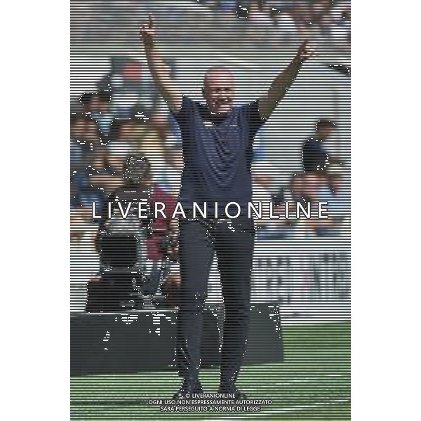 © TVRG Massimiliano Alvini allenatore Cremonese Atalanta vs Cremonese Bergamo 11-09-2022 Gewiss Stadium - Stadio Atleti Azzurri d\'Italia Campionato Serie A TIM - 6a giornata foto Roberto Garavaglia/ag. Aldo Liverani sas