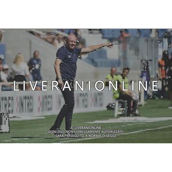 © TVRG Massimiliano Alvini allenatore Cremonese Atalanta vs Cremonese Bergamo 11-09-2022 Gewiss Stadium - Stadio Atleti Azzurri d\'Italia Campionato Serie A TIM - 6a giornata foto Roberto Garavaglia/ag. Aldo Liverani sas
