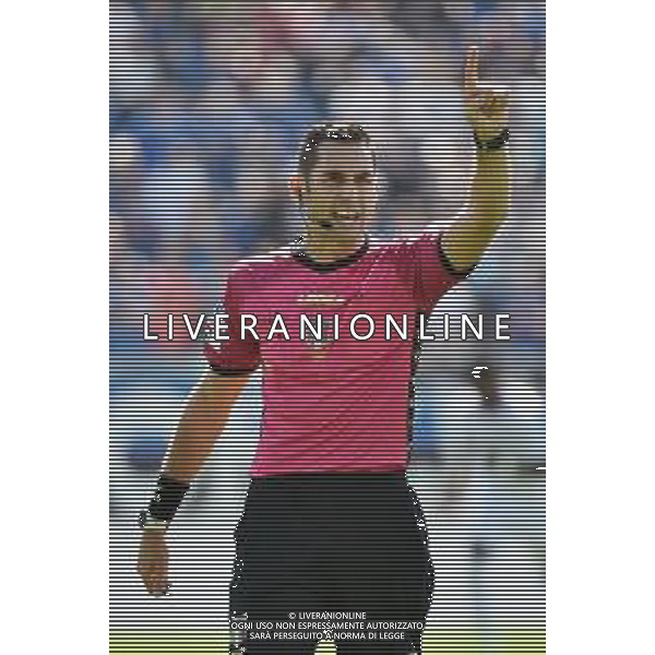 © TVRG l\'arbitro Andrea Colombo di Como Atalanta vs Cremonese Bergamo 11-09-2022 Gewiss Stadium - Stadio Atleti Azzurri d\'Italia Campionato Serie A TIM - 6a giornata foto Roberto Garavaglia/ag. Aldo Liverani sas