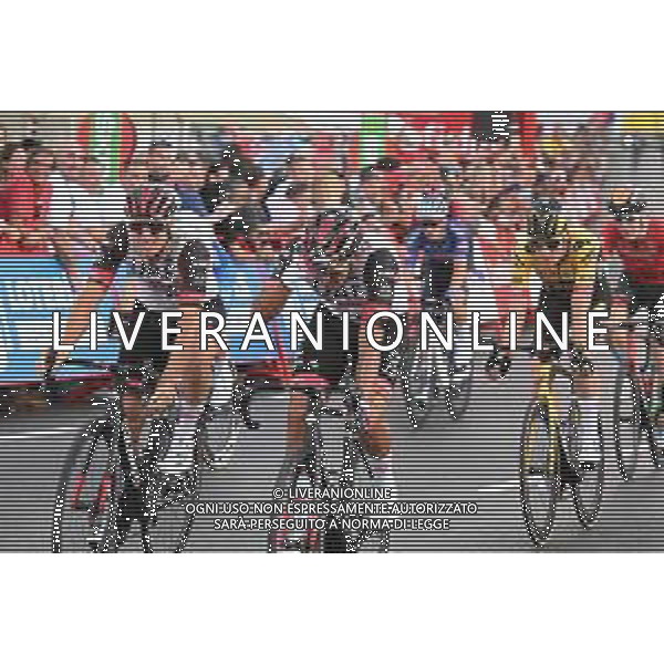 11-09-2022 Vuelta A Espana; Tappa 21 Las Rozas - Madrid; 2022, Uae Emirates; Molano, Sebastian; Ackermann, Pascal; Madrid; FOTO STEFANO SIROTTI-AG ALDO LIVERANI SAS